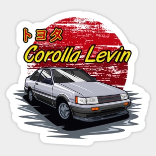 AE86 Corolla Levin Sticker